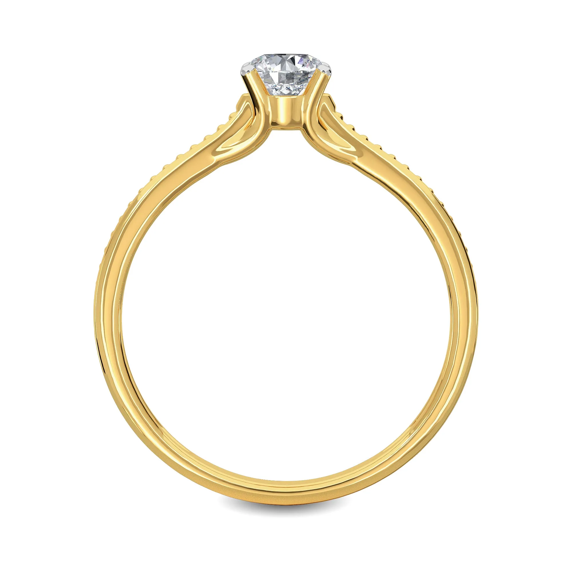 0.50 CT Eleanor Solitaire Ring