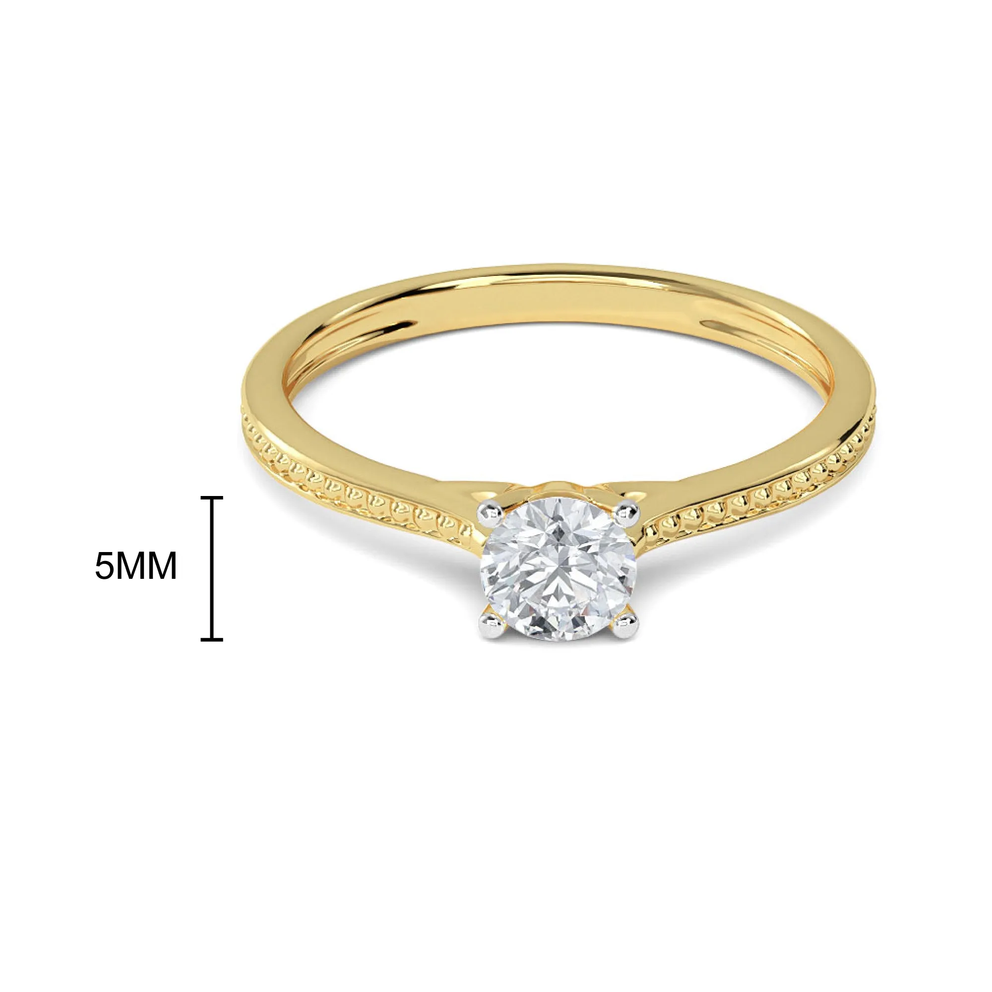 0.50 CT Eleanor Solitaire Ring