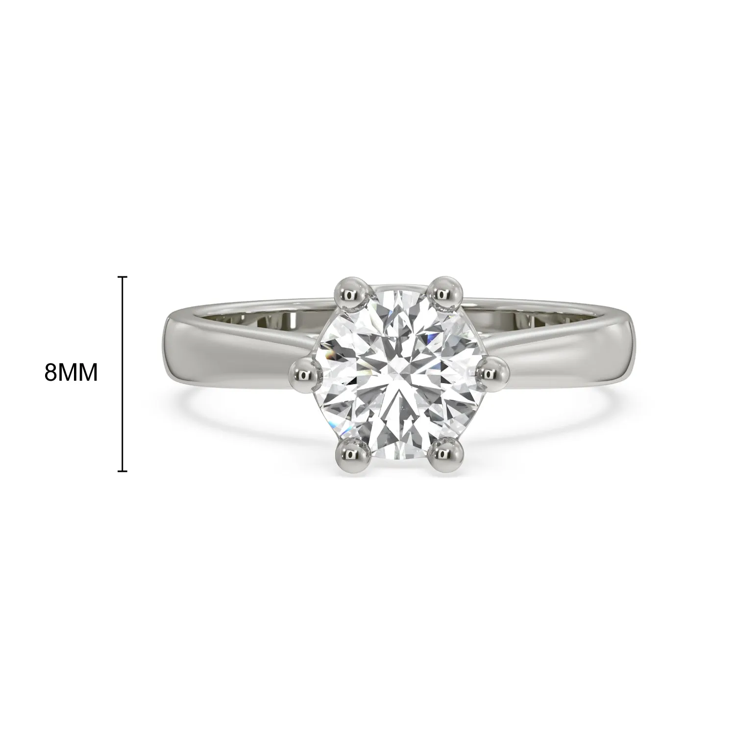 1.00 CT Regal Solitaire Ring