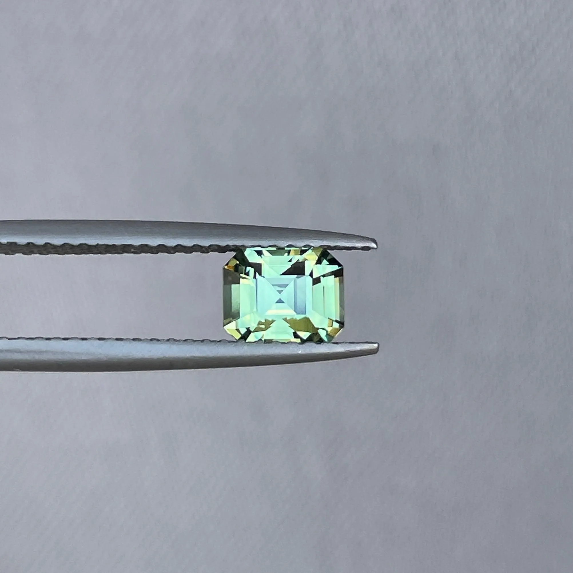 1.12 ct Certified Natural Green Sapphire