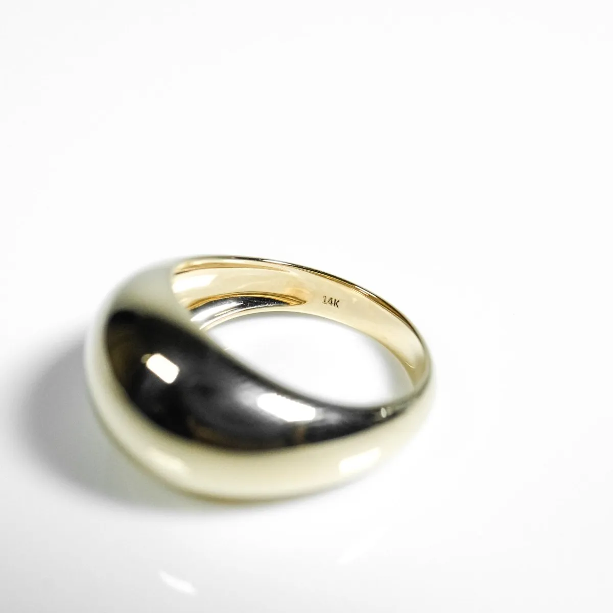 14k Solid Gold Bold Ring