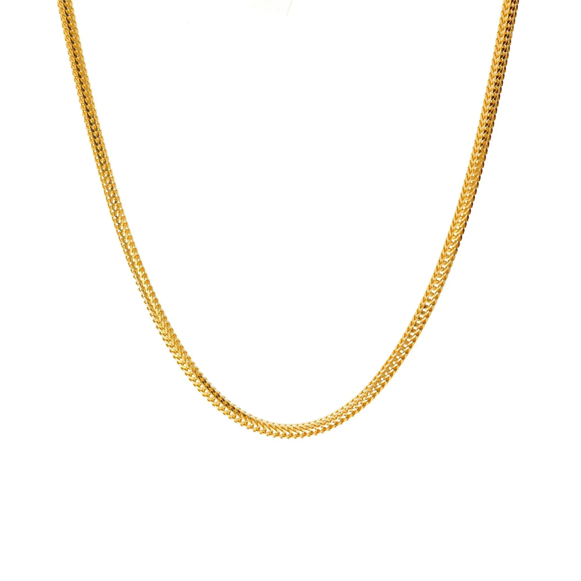 22K Yellow Gold Classic Link Chain