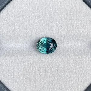 2.54 carat natural green sapphire - Teal sapphire ring – green sapphire - Loose gemstone - Oval engagement ring