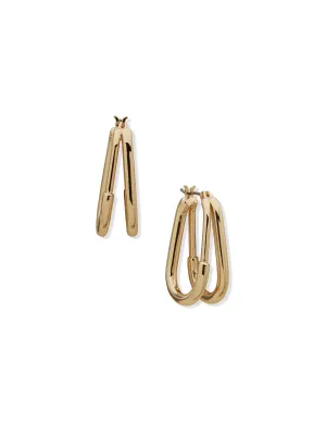 28MM Double Row Hoop Earrings