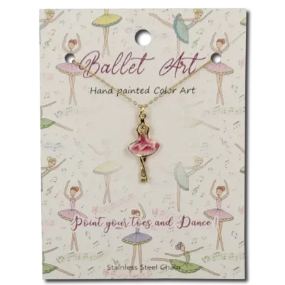 53416 Painted Ballerina Necklace