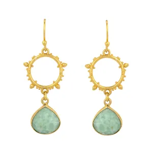 Allegra Amazonite Earrings