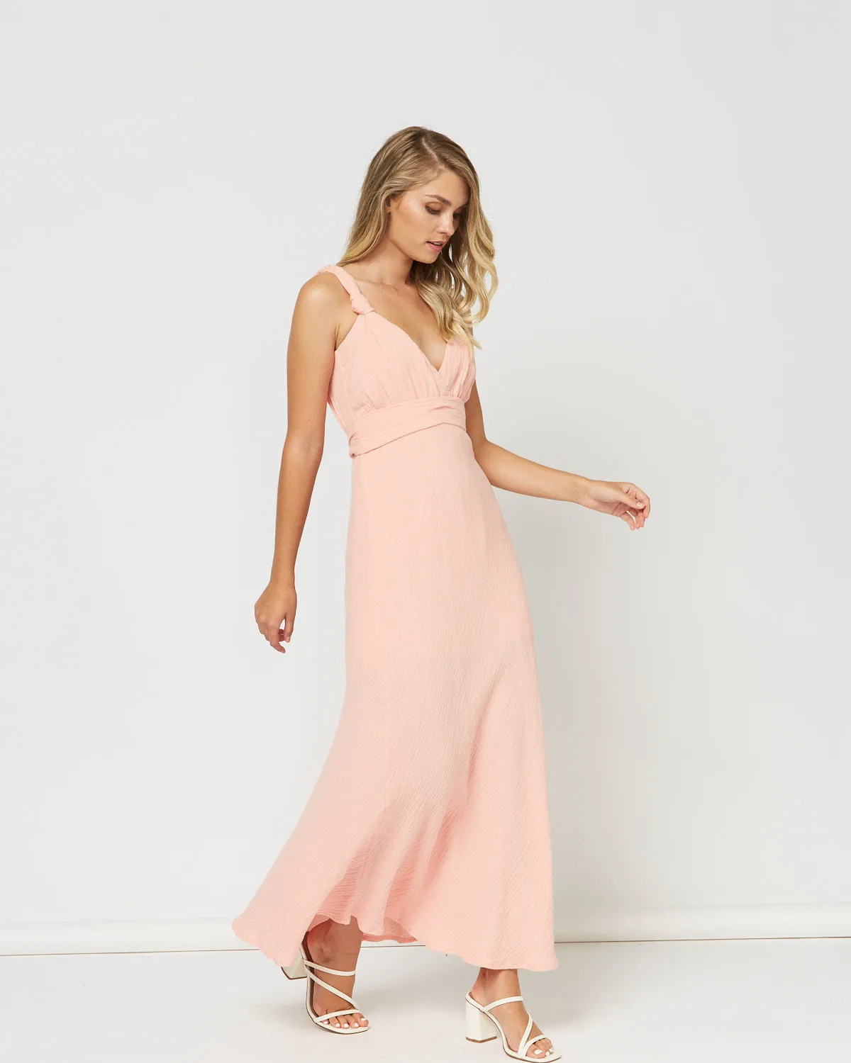 Amber V-Neck Maxi Dress