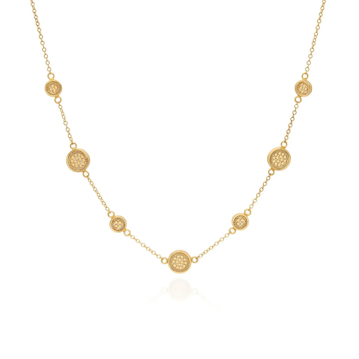 Anna Beck Classic Gold Station Necklace