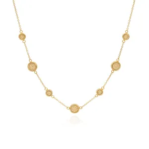 Anna Beck Classic Gold Station Necklace