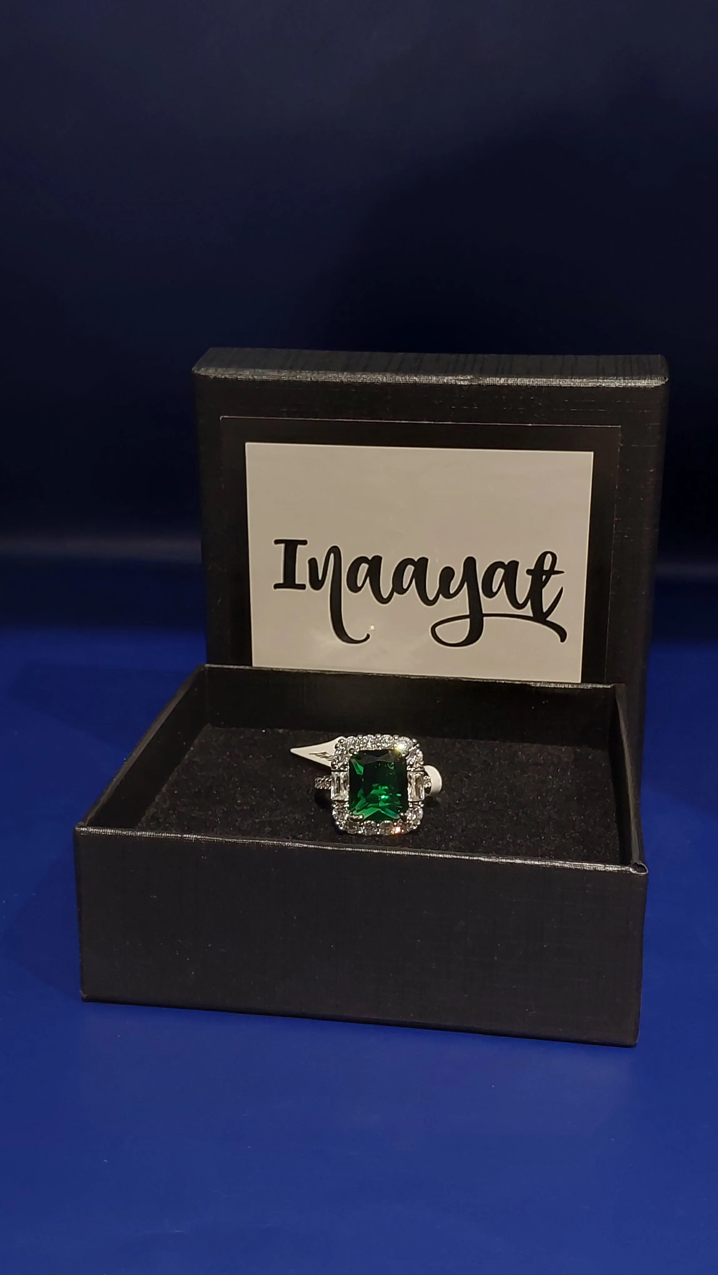 Anu Silver with Emerald Ring