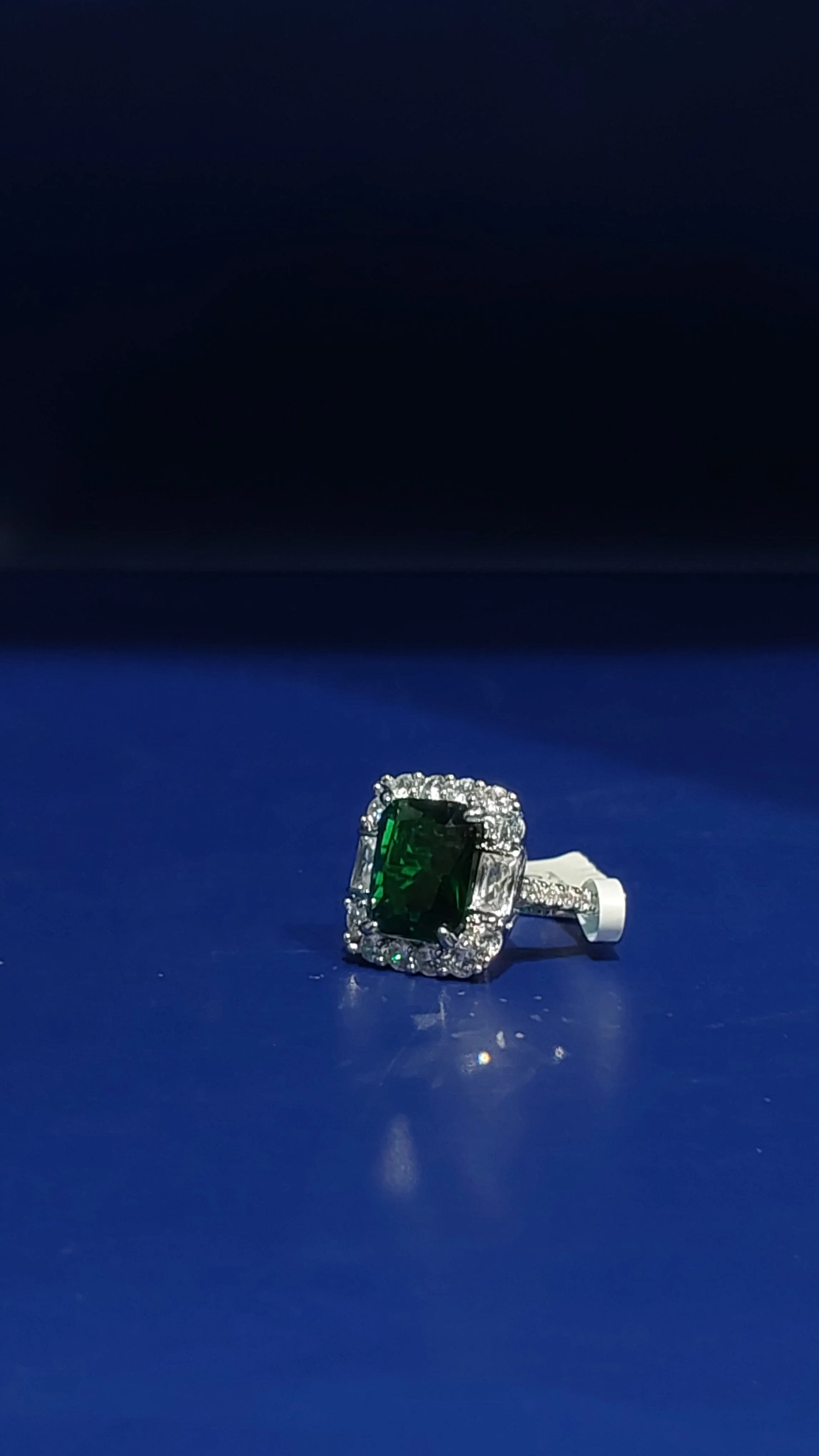 Anu Silver with Emerald Ring