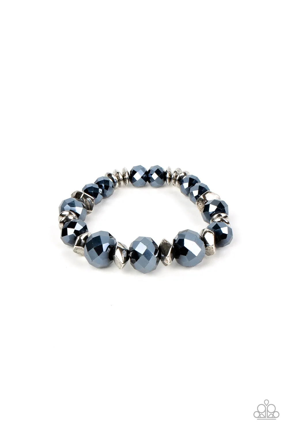 Astral Auras - Blue and silver Bracelet