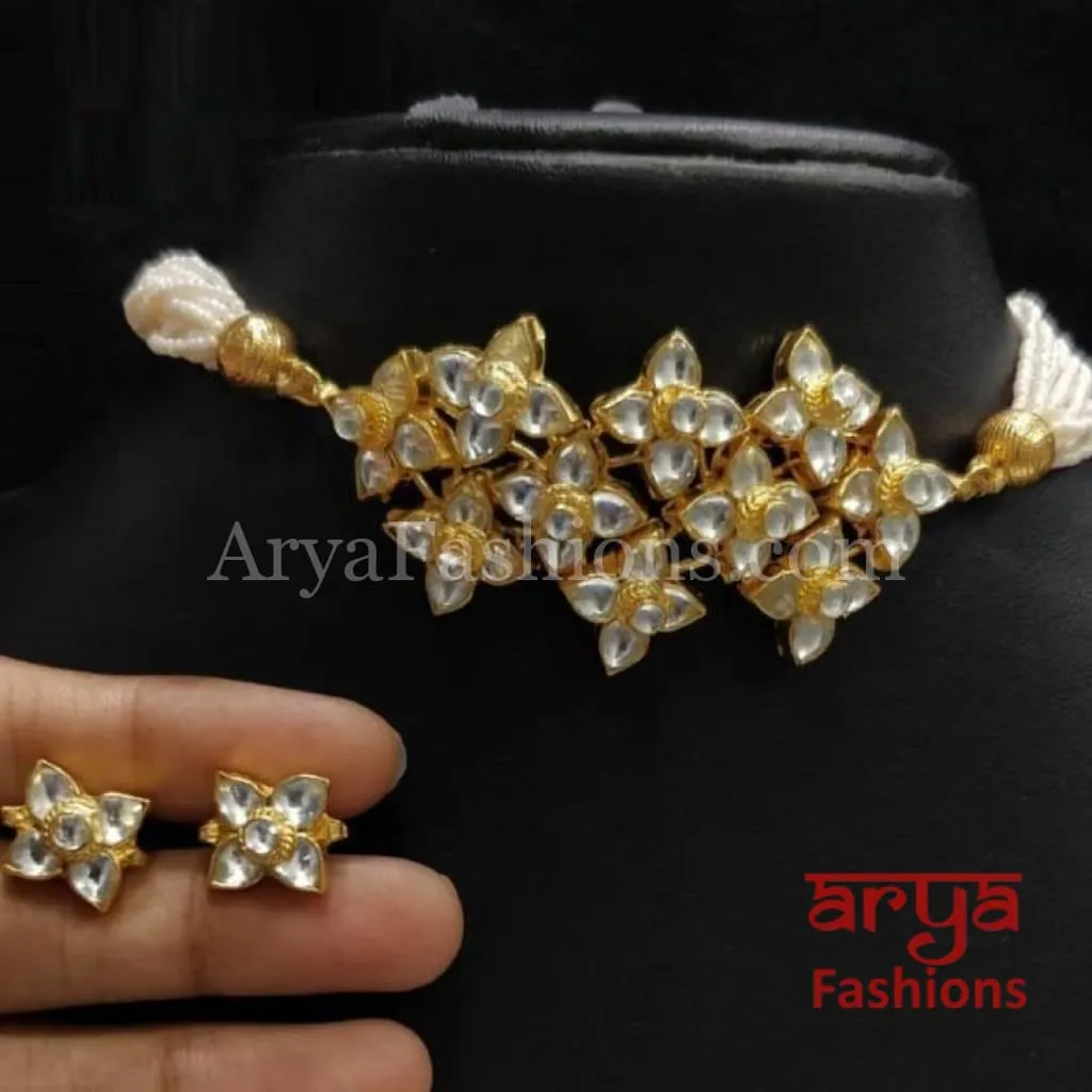 Avia Pacchi Kundan Choker with Ruby stones