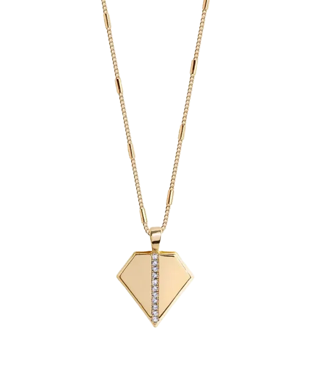 Aztek Kite Necklace in Gold