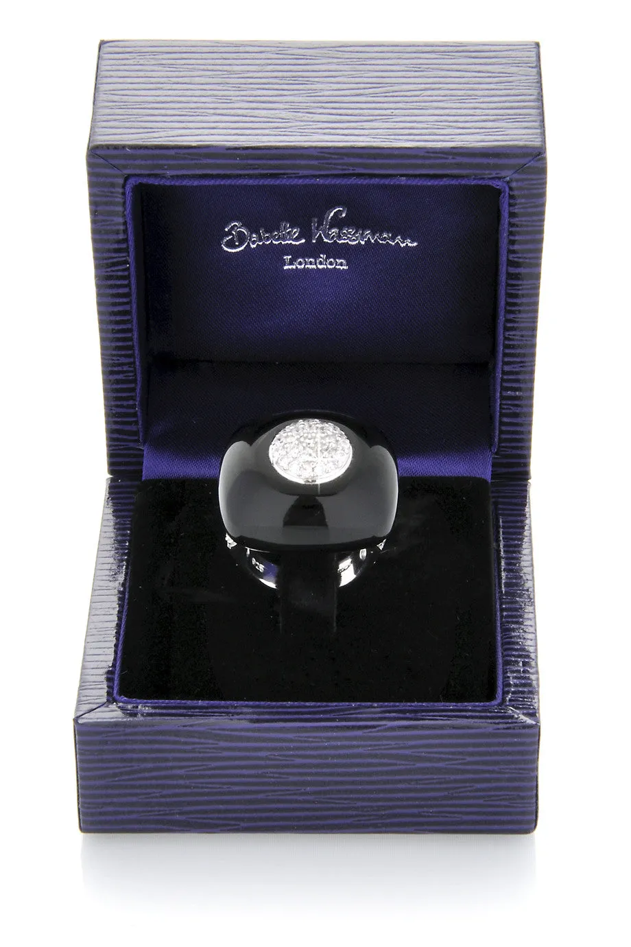 BABETTE WASSERMAN NOUGAT COBALT Onyx Ring