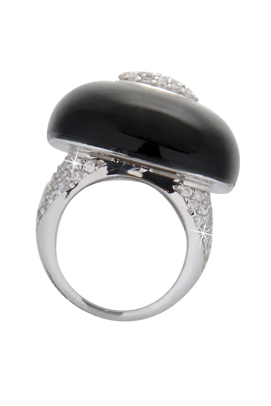 BABETTE WASSERMAN NOUGAT COBALT Onyx Ring