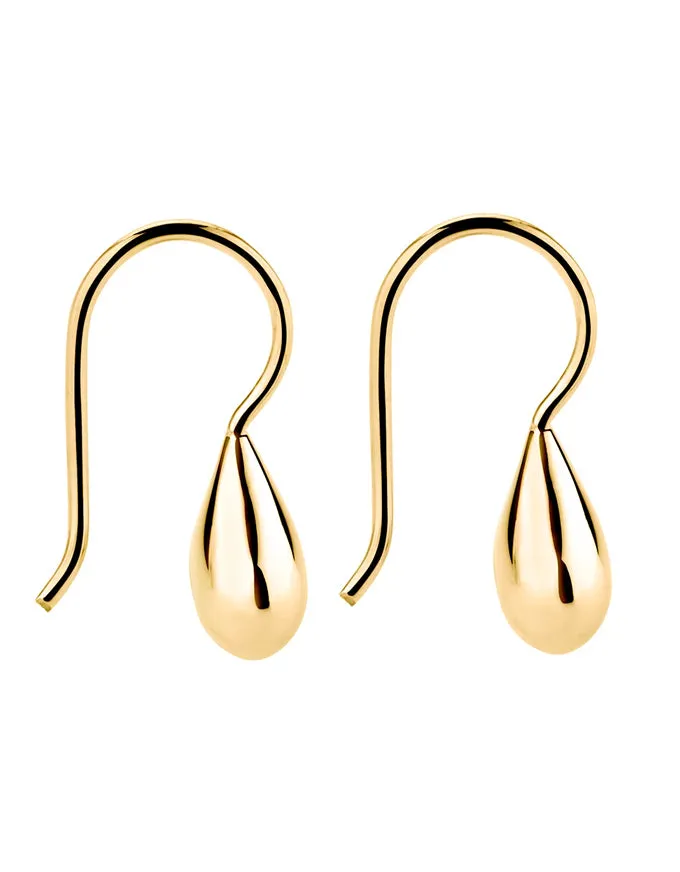 Baby Tears Earring Yellow Gold