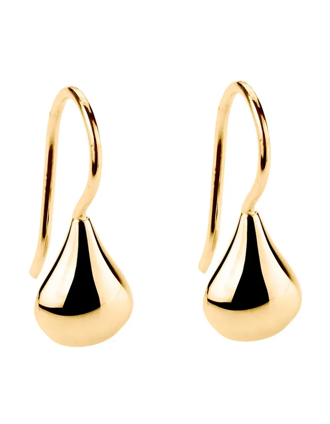 Baby Tears Earring Yellow Gold