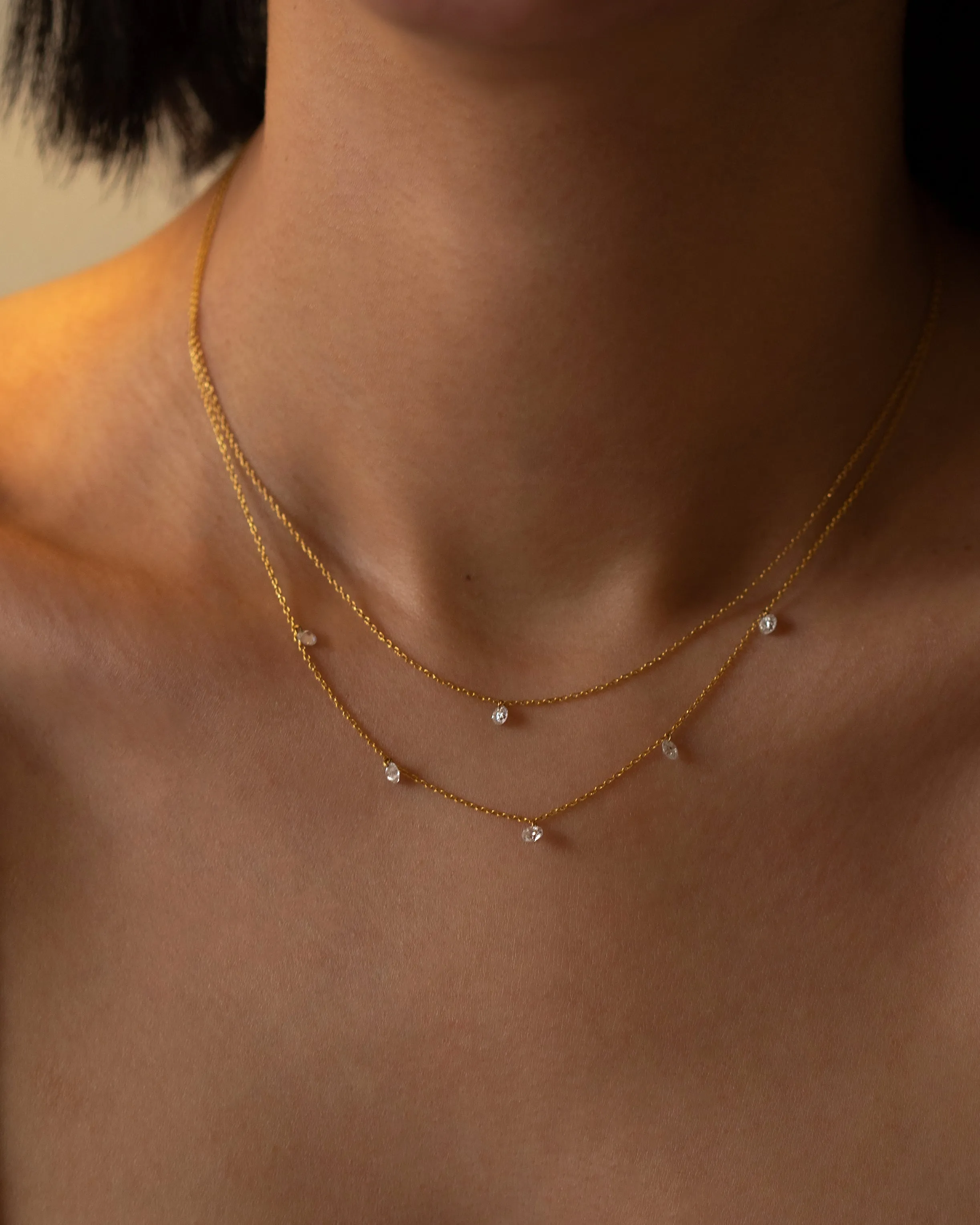 Bare Diamond Necklace