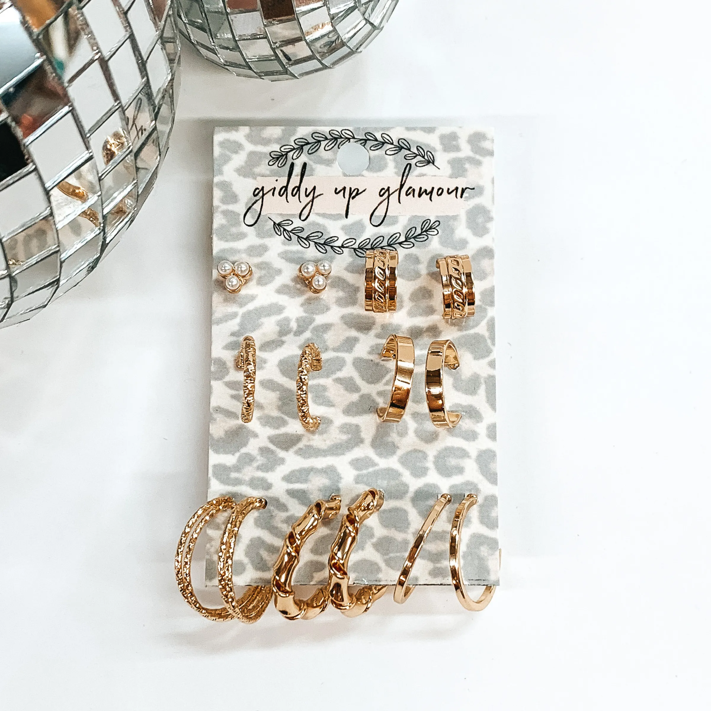 Basic Chic Gold Earring Set