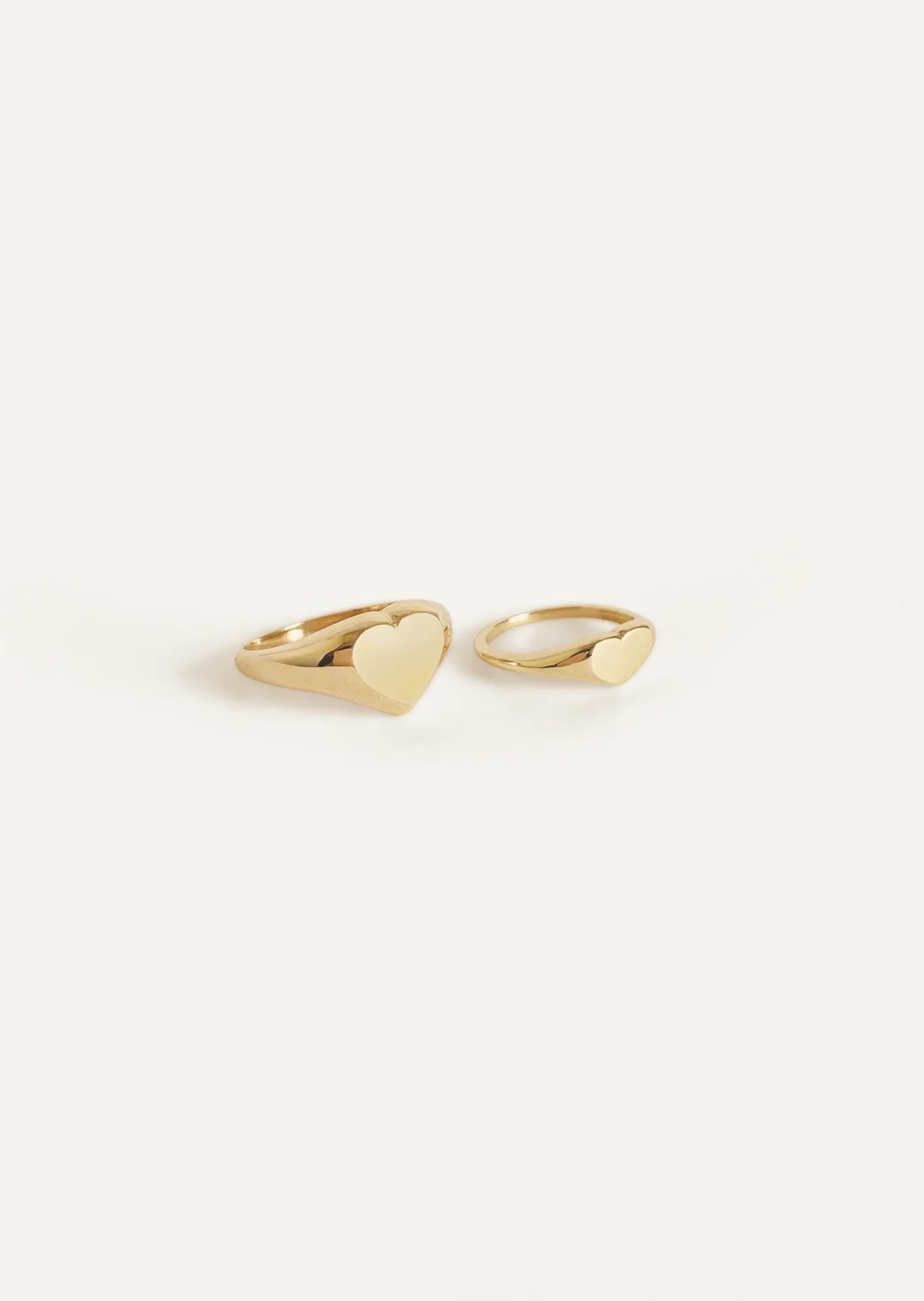 Bold Heart Signet Ring