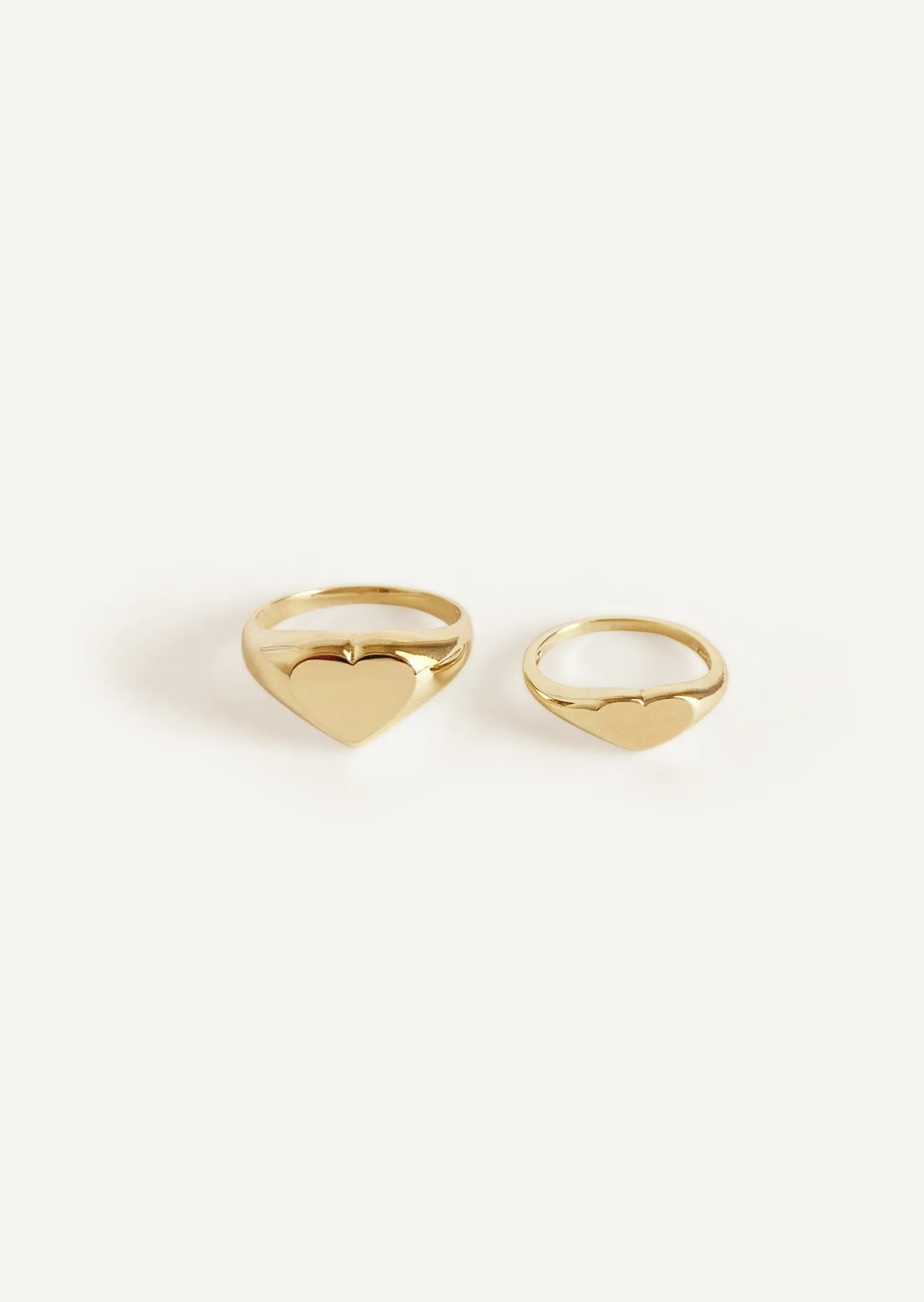 Bold Heart Signet Ring