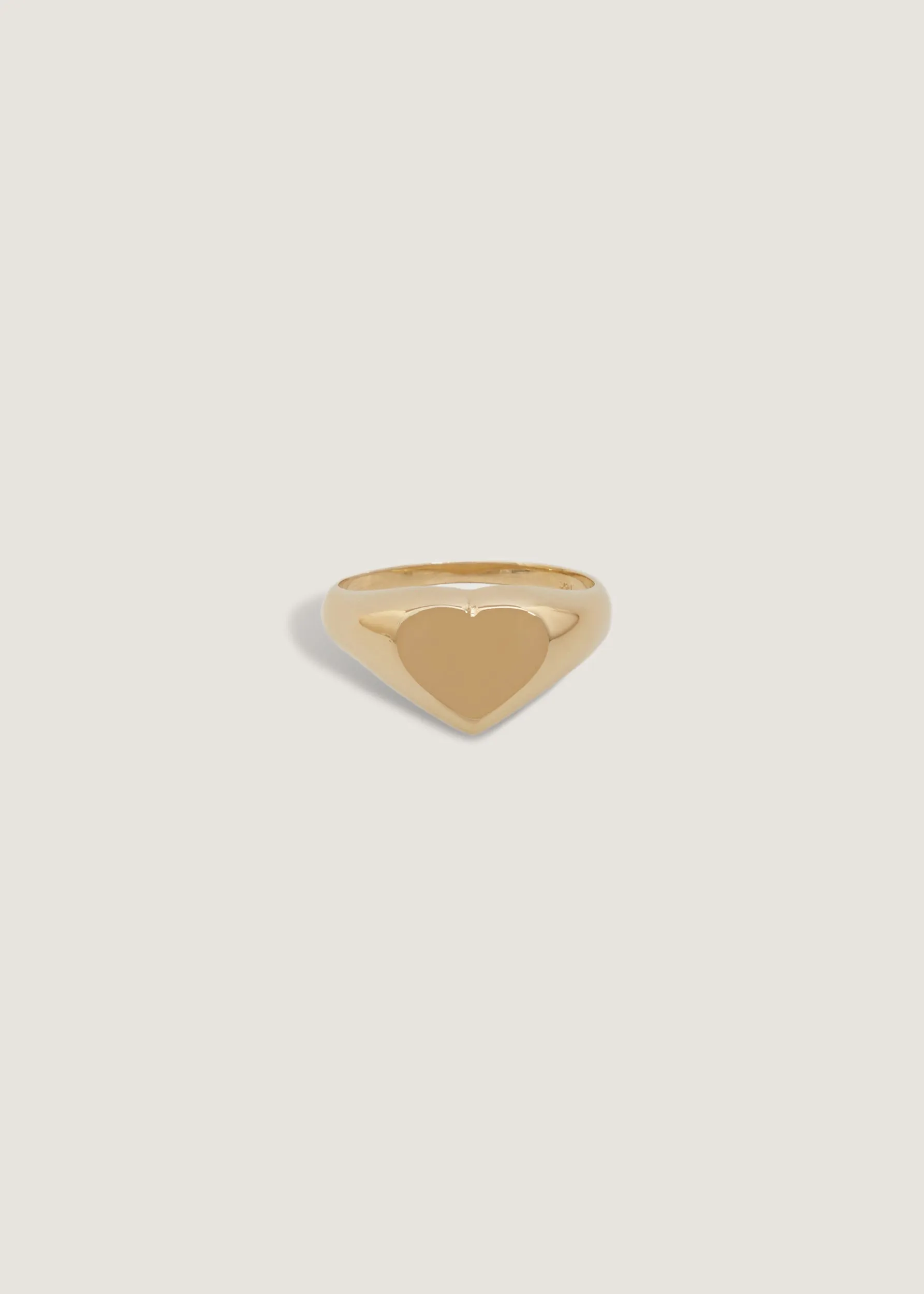 Bold Heart Signet Ring