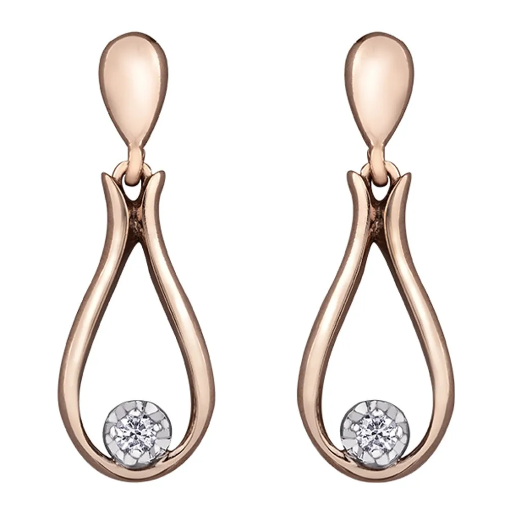 Canadian Drop Diamond Earrings