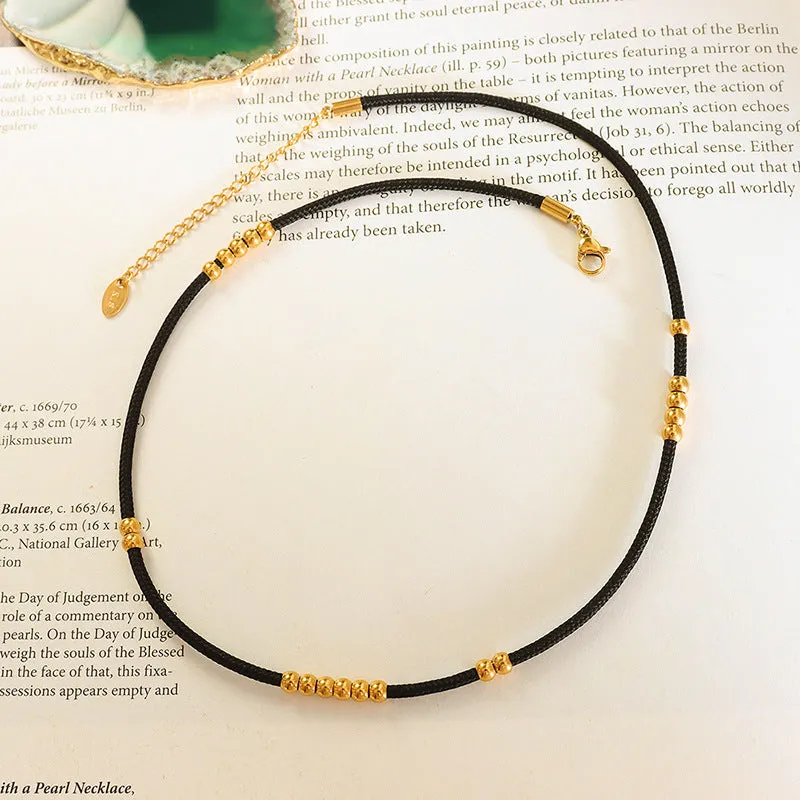 Chic Korean-inspired Collarbone Necklace with Minimalist Flair