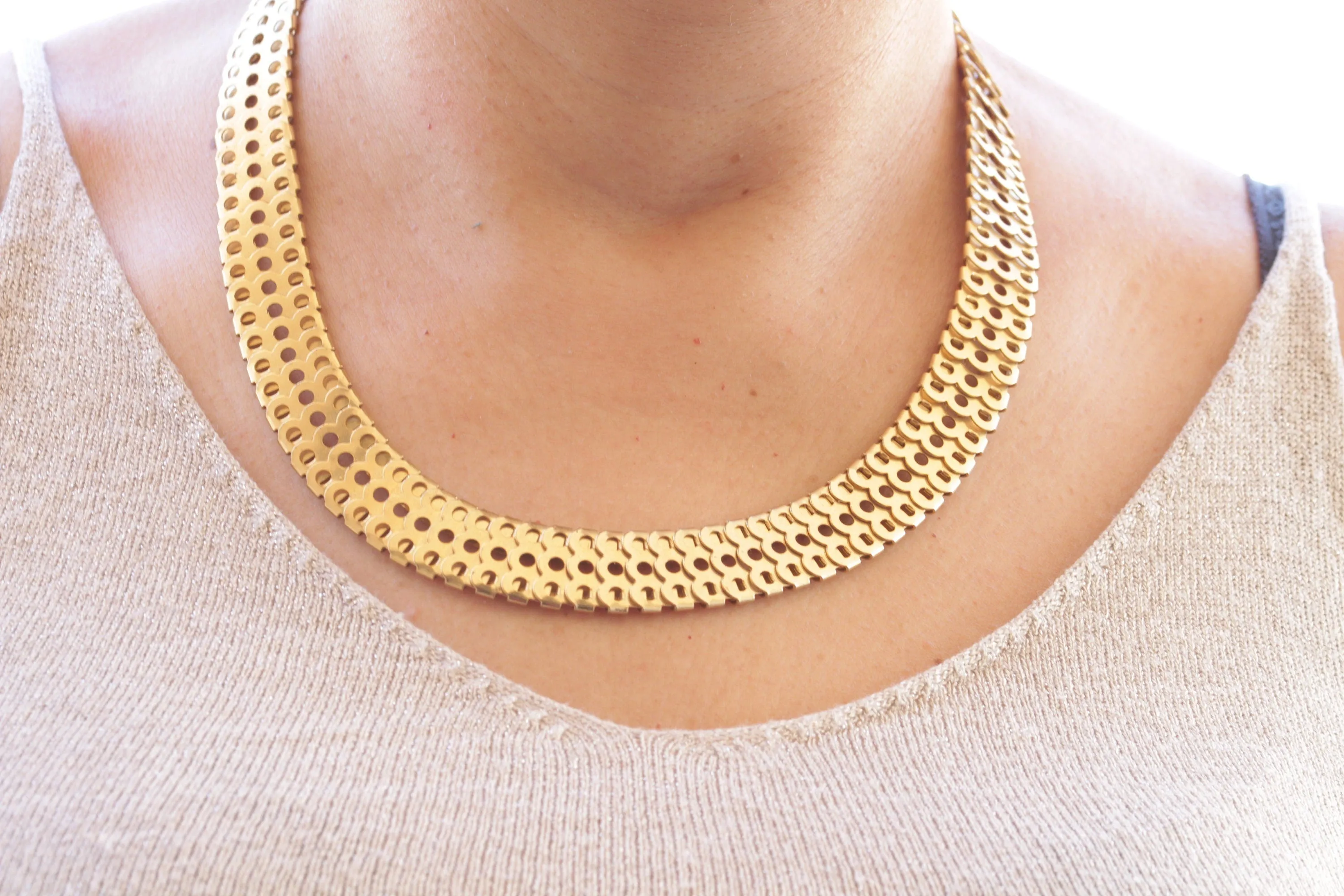 CHUNKY GOLD NECKLACE