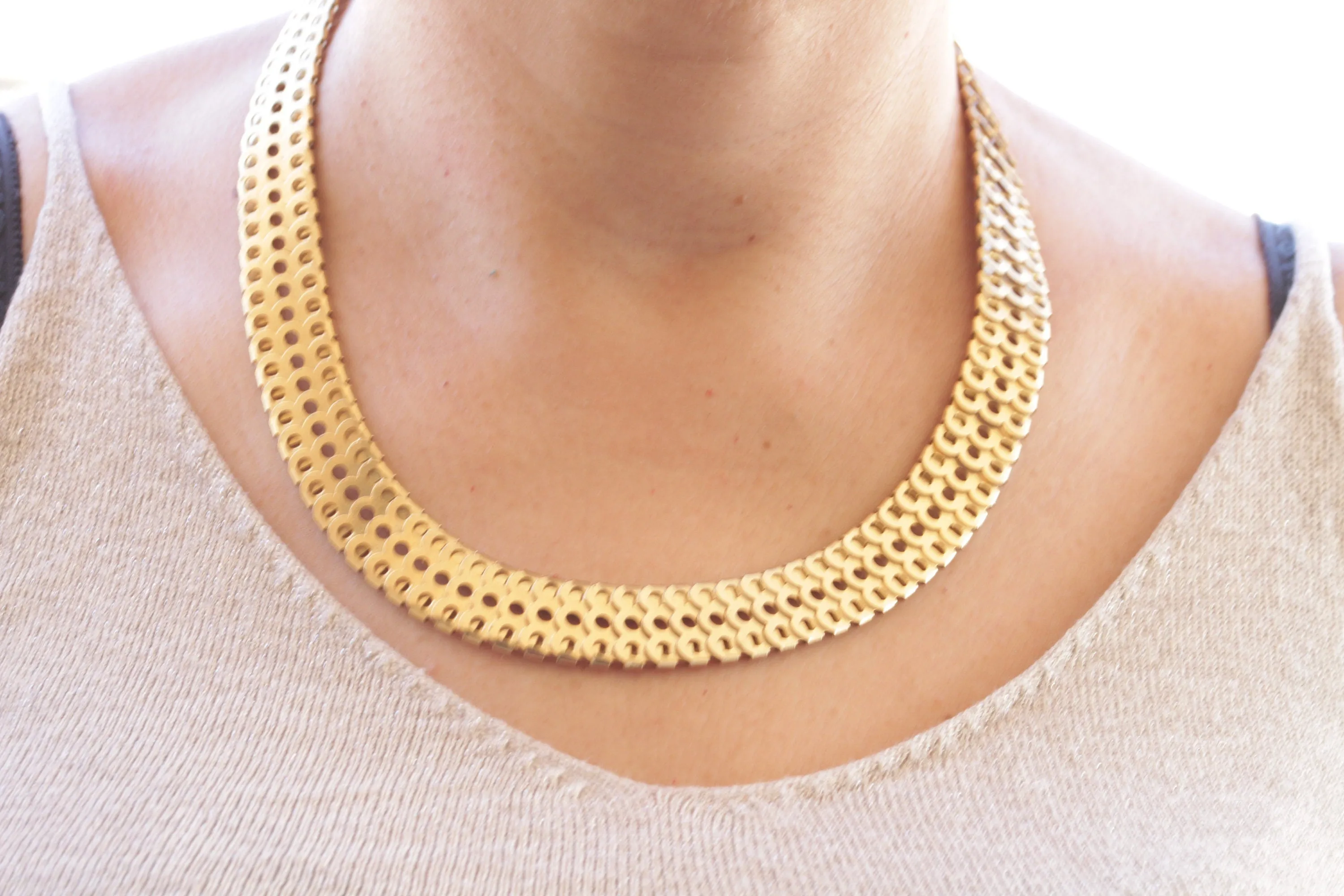 CHUNKY GOLD NECKLACE