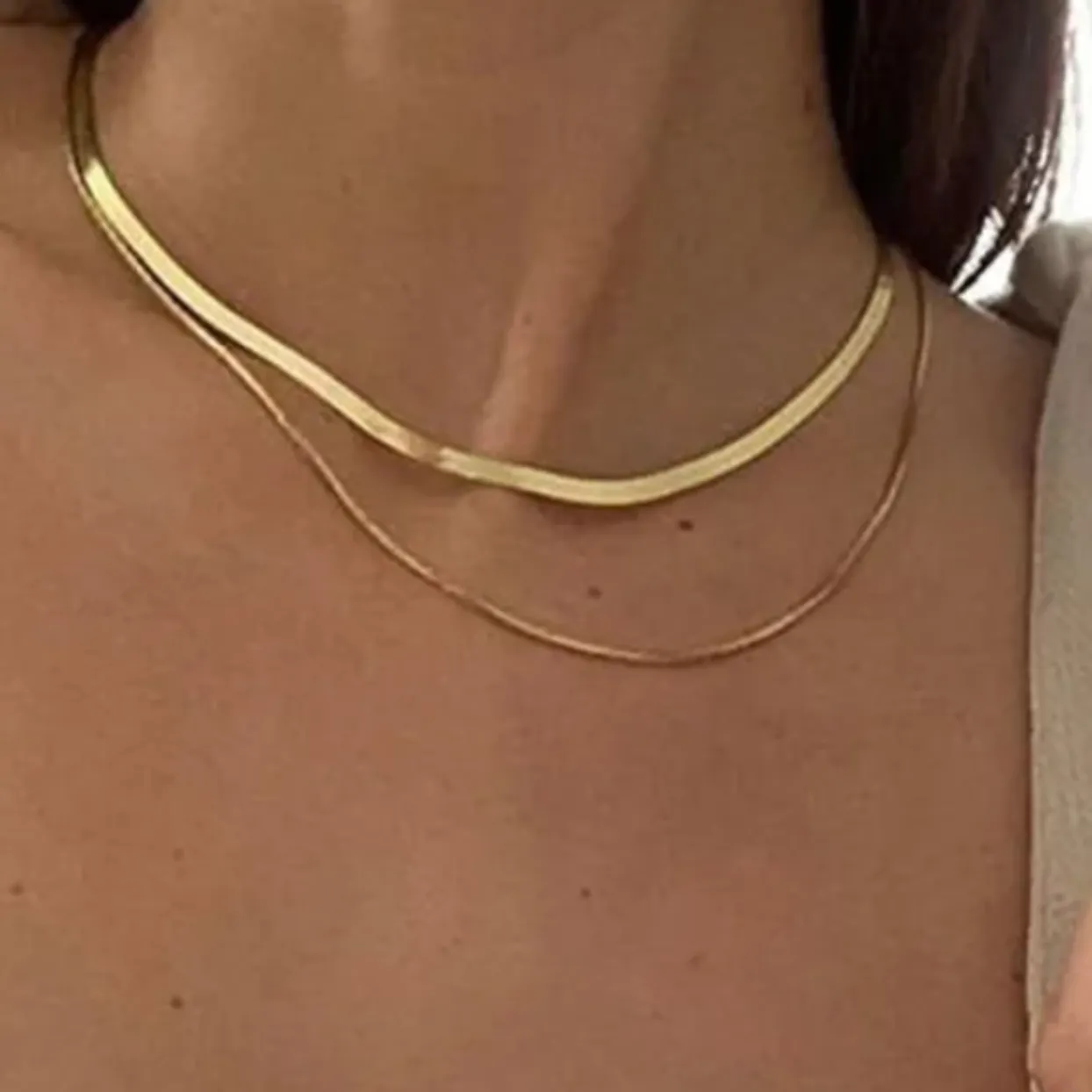 CLASSIC 18k GOLD / ROSE GOLD & SILVER SNAKE CHAIN - WATER PROOF NECKLACES