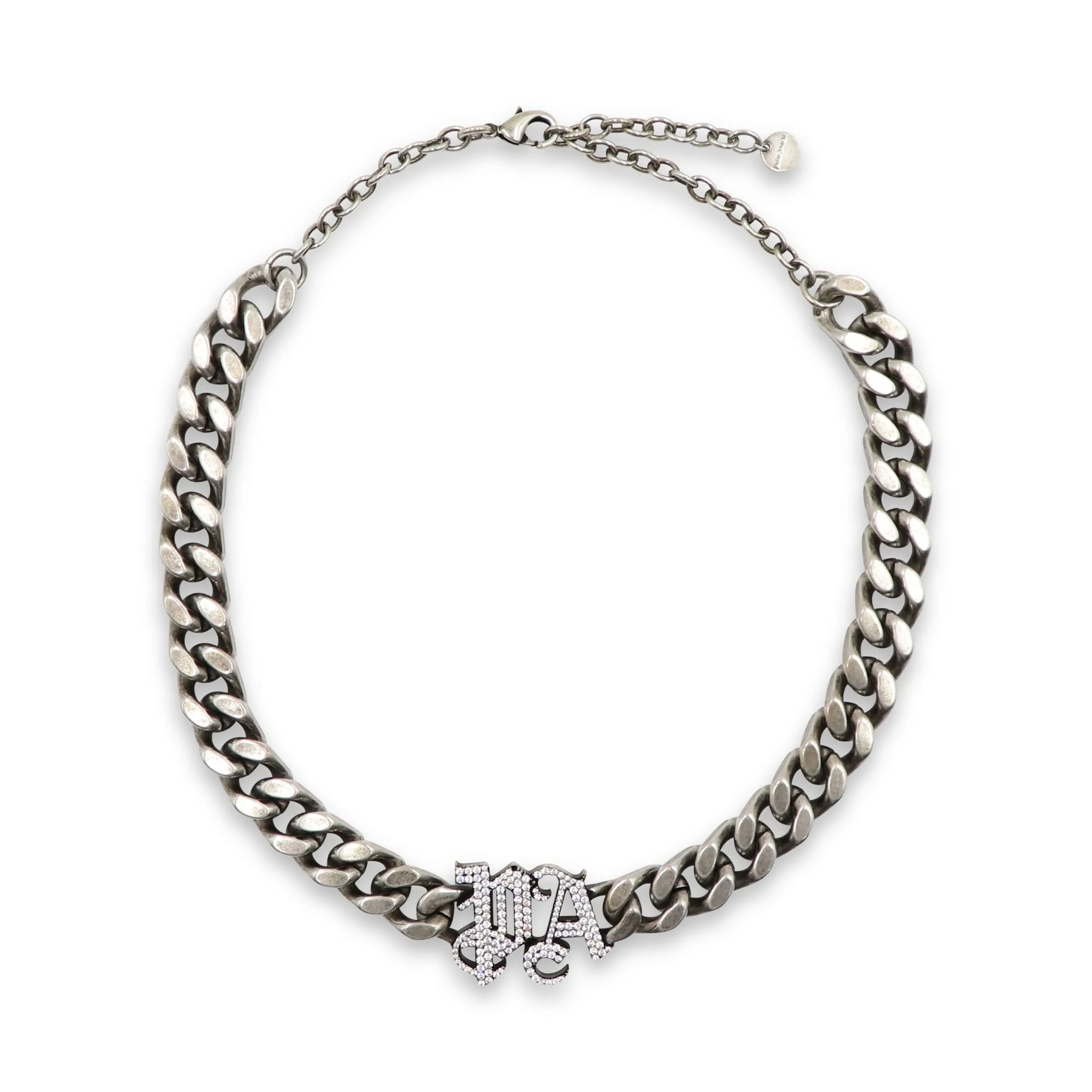 Classic Chain Necklace in Black/Silver