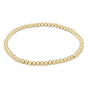 classic gold 3mm bead bracelet by enewton