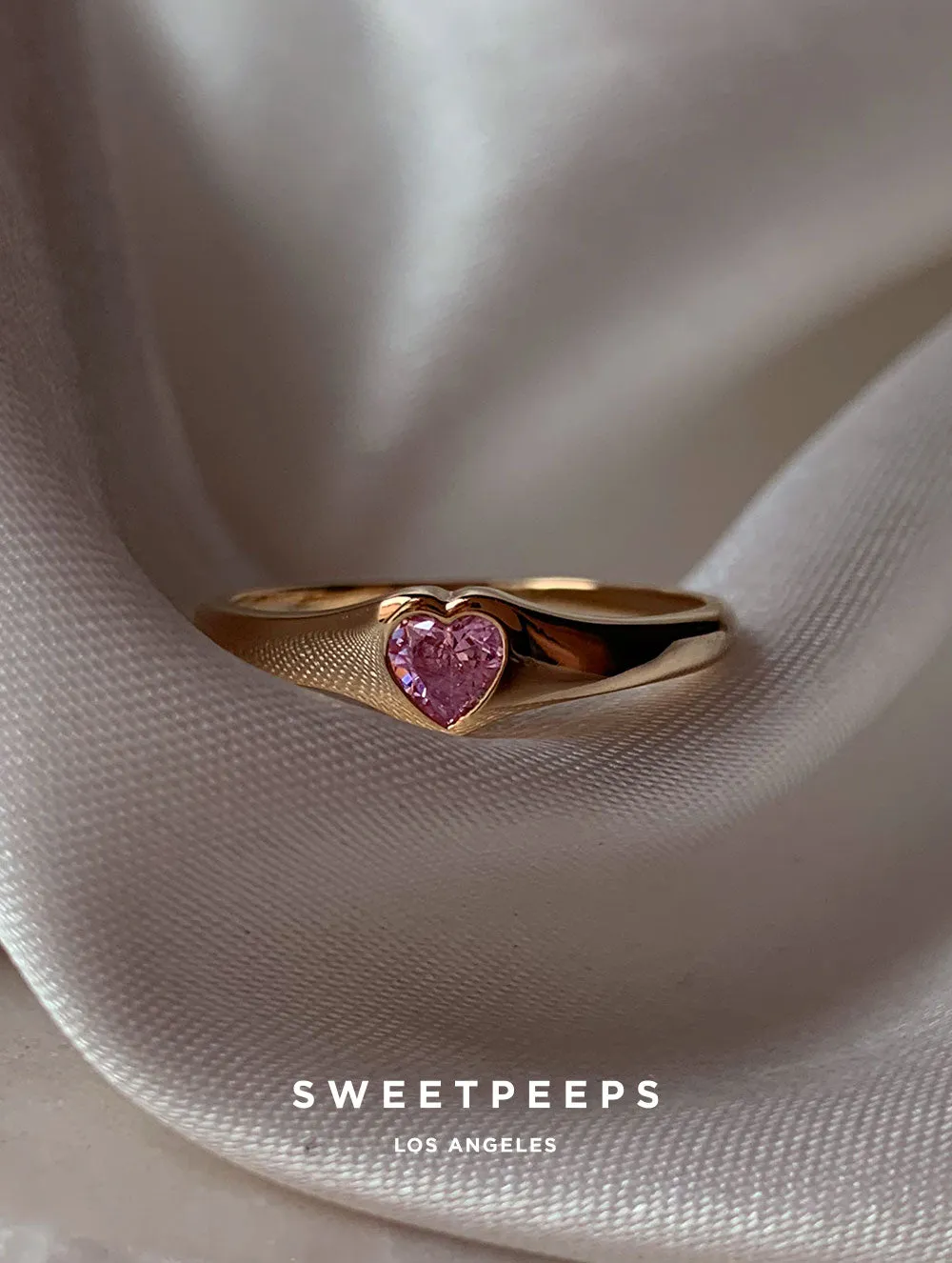 Classic Heart Signet Ring