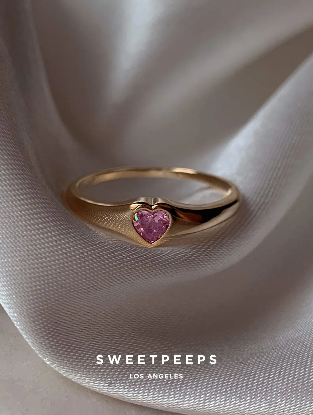 Classic Heart Signet Ring