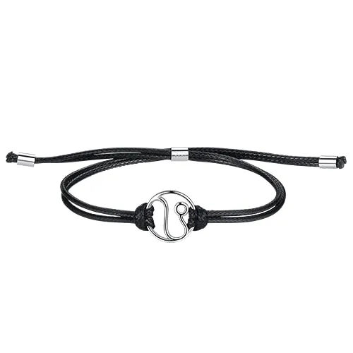 Classy Men 925 Silver Zodiac Bracelet