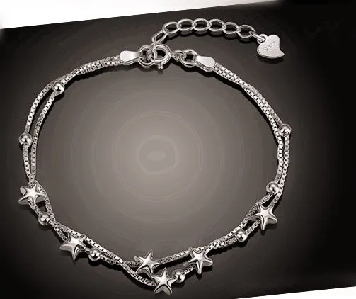 Creative Fashion S925 Silver Creative Star Bracelet