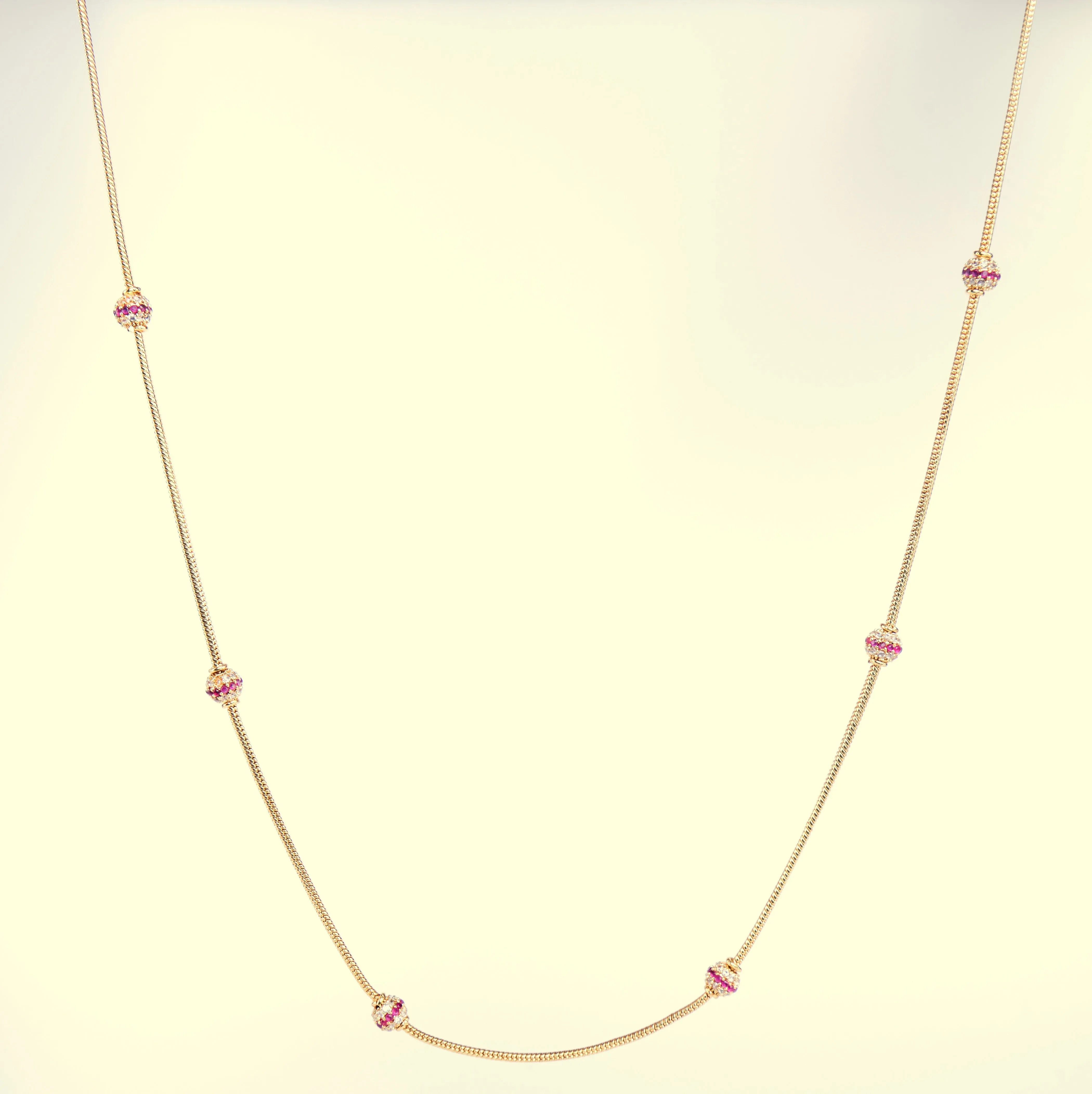 Crimson Charm Chain