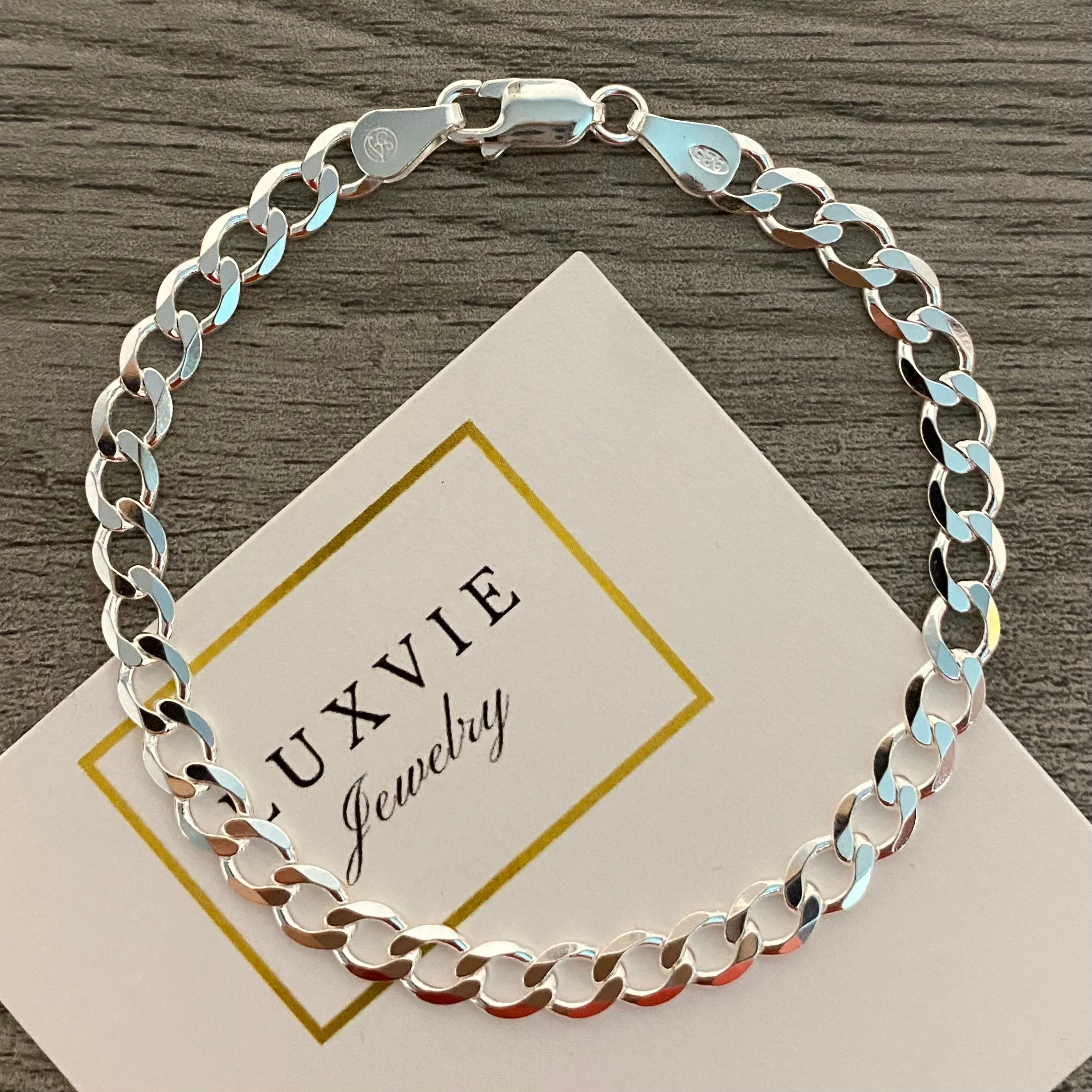 Curb link Bracelet 4MM