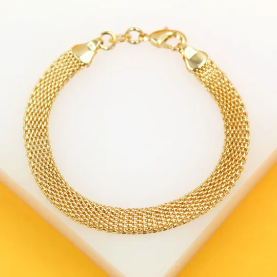 Designed Mesh Link Bracelet (H111/I467)