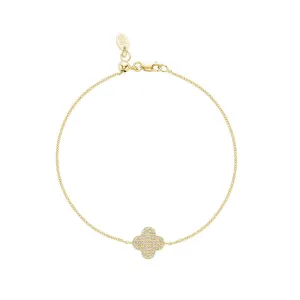 Diamond Clover Bracelet