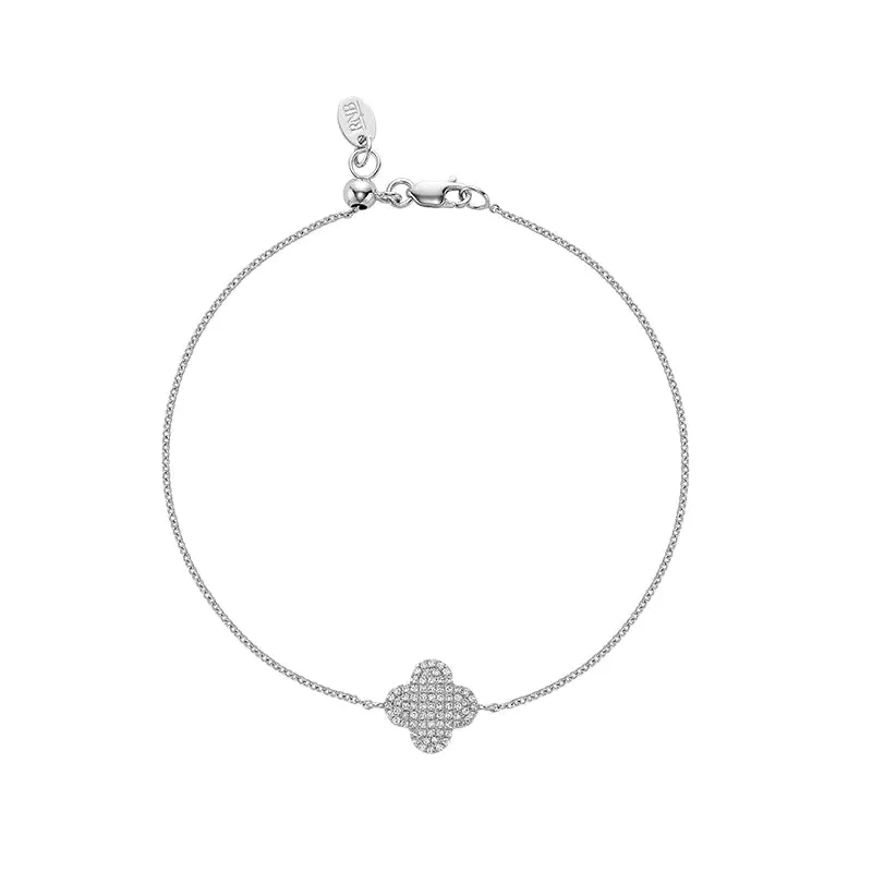 Diamond Clover Bracelet