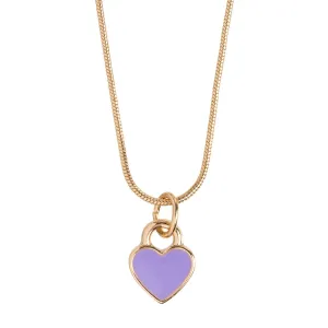 Enamel Heart Necklace