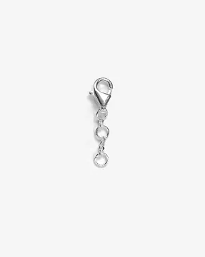 Extra chain bracelet silver