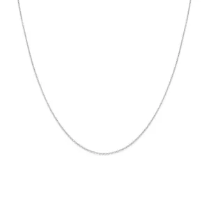 Extra Fine Cable Chain Necklace | Silver