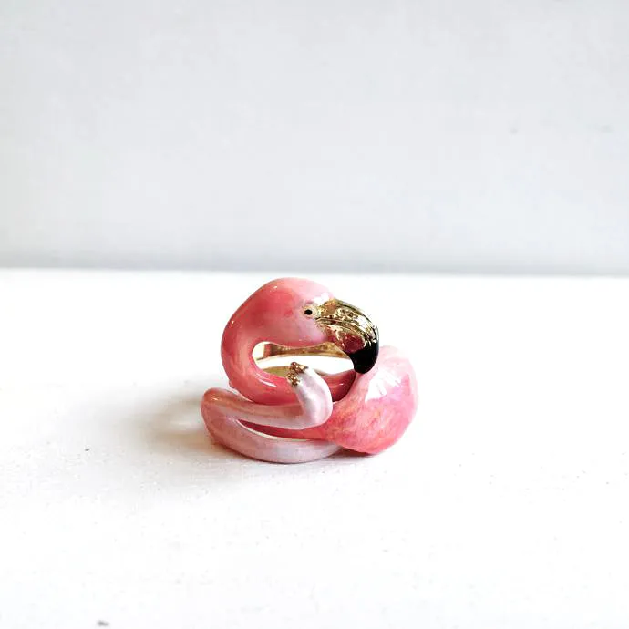 Flamingo 3 Pieces Set Ring