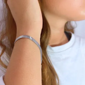 Flo Snake Bracelet silver