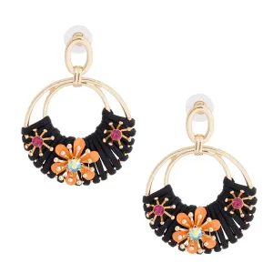 Floral Hoop Earrings: Perfect Accessory for Chic Fashion Lovers