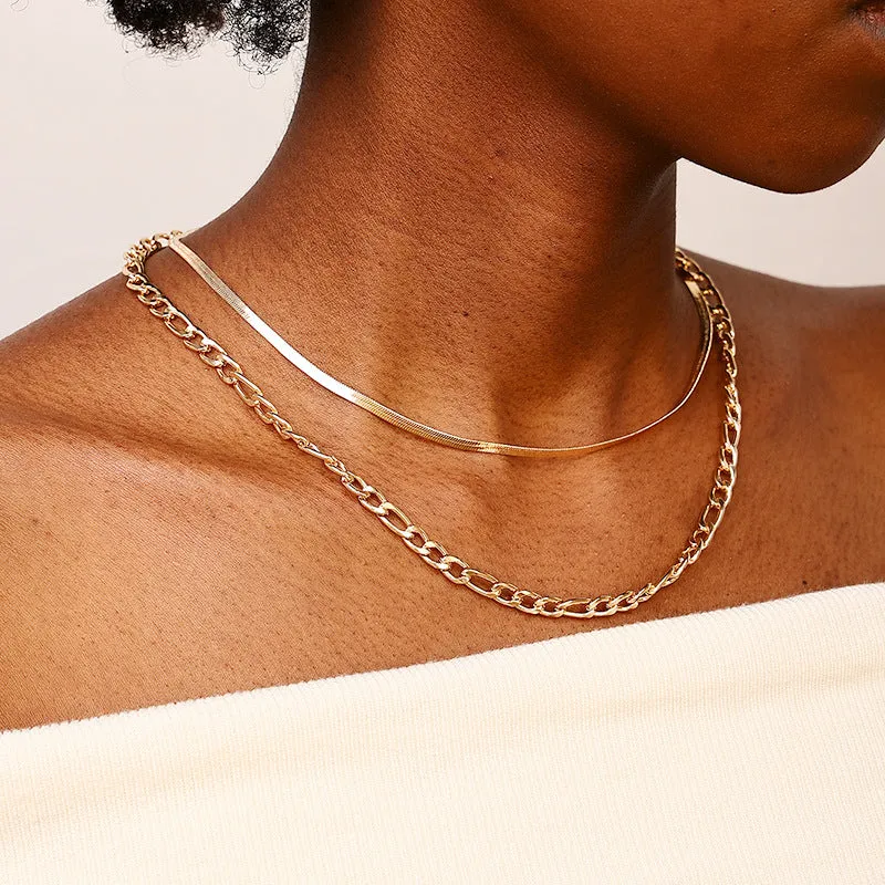 French-inspired Minimalist Neck Chain by Planderful: Vienna Verve Collection